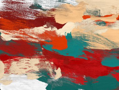 El yapımı tuvale yağlı boya. Soyut sanat dokusu. Renkli doku. Modern sanat eserleri. Yağlı boya darbeleri. Fırça darbeleri. Modern sanat. Çağdaş sanat. Sanatsal tuval.  