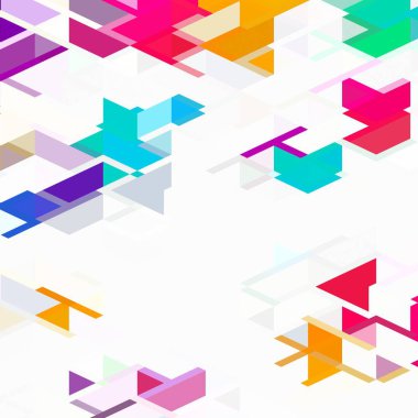 mozzarella ile soyut geometrik arka plan