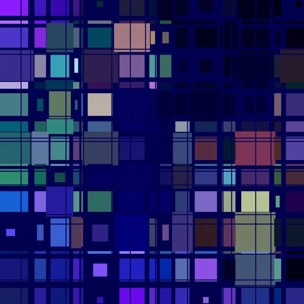 Kleurrijke Abstracte Achtergrond Met Vierkanten — Stockfoto