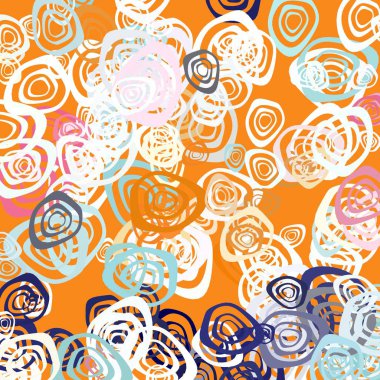 sorunsuz geçmiş ile çiçek desenli