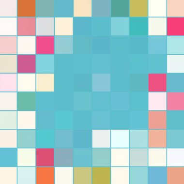 Geometrik desenlerle soyut sanat dokusu