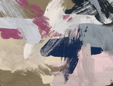 El yapımı tuvale yağlı boya. Soyut sanat dokusu. Renkli doku. Modern sanat eserleri. Yağlı boya darbeleri. Fırça darbeleri. Modern sanat. Çağdaş sanat. Sanatsal tuval.  