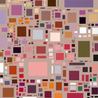 Soyut sanat dokusu. Kareler ile renkli doku. Modern sanat eserleri. Renkli görüntü
