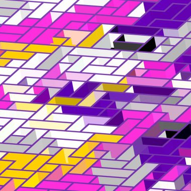 Geometrik desenli soyut doku