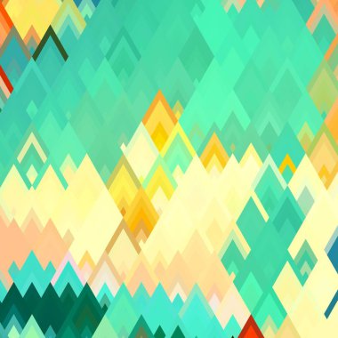 Geometrik desenlerle soyut sanat dokusu