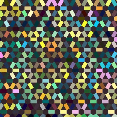 Renk fraktal geometrik soyut desen