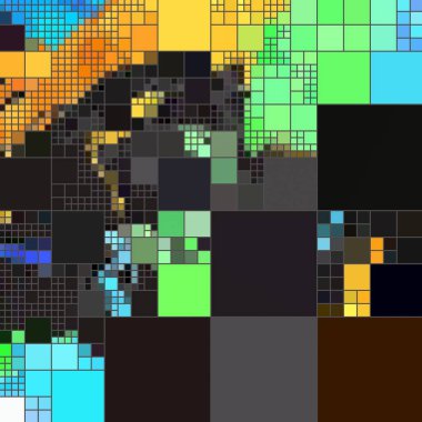 Soyut dijital olarak boyanmış arka plan efektleri