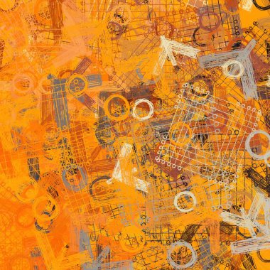 Kağıt üzerine el yapımı kömür çizimi. Soyut sanat dokusu. Renkli doku. Modern sanat eserleri. Modern sanat. Çağdaş sanat. Sanatsal tuval