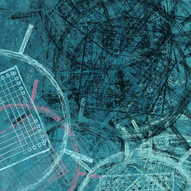 El yapımı tuvale yağlı boya. Soyut sanat dokusu. Renkli doku. Modern sanat eserleri. Yağlı boya darbeleri. Fırça darbeleri. Modern sanat. Çağdaş sanat. Sanatsal tuval.   