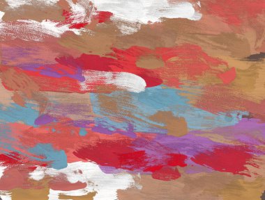 El yapımı tuvale yağlı boya. Soyut sanat dokusu. Renkli doku. Modern sanat eserleri. Yağlı boya darbeleri. Fırça darbeleri. Modern sanat. Çağdaş sanat. Sanatsal tuval.   