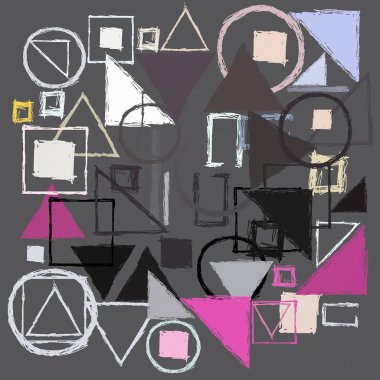 Geometrik desenli soyut doku