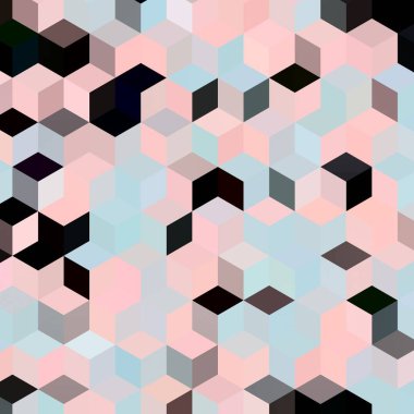 Geometrik desenlerle soyut sanat dokusu