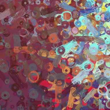 Beyaz fincan kapuçino Çerezler ile. Beyaz arka plan üzerinde tatlılar. Dikişsiz desen illüstrasyon.