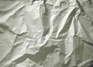 Buruşmuş kağıt dokusu arkaplanı.