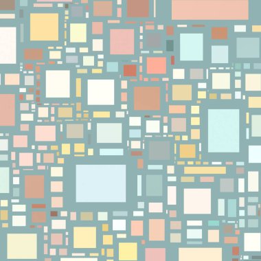 Soyut sanat dokusu. Kareler ile renkli doku. Modern sanat eserleri. Renkli görüntü