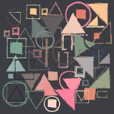 Geometrik desenli soyut doku