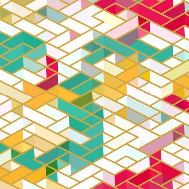 Geometrik desenli soyut doku