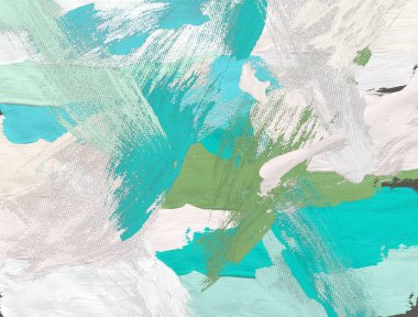 El yapımı tuvale yağlı boya. Soyut sanat dokusu. Renkli doku. Modern sanat eserleri. Yağlı boya darbeleri. Fırça darbeleri. Modern sanat. Çağdaş sanat. Sanatsal tuval.  