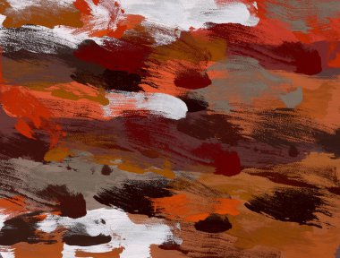 El yapımı tuvale yağlı boya. Soyut sanat dokusu. Renkli doku. Modern sanat eserleri. Yağlı boya darbeleri. Fırça darbeleri. Modern sanat. Çağdaş sanat. Sanatsal tuval.  