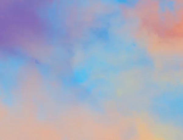 Fondo Cielo Colorido Con Nubes — Foto de Stock