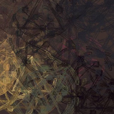 sonbahar yaprakları ile soyut fraktal arka plan