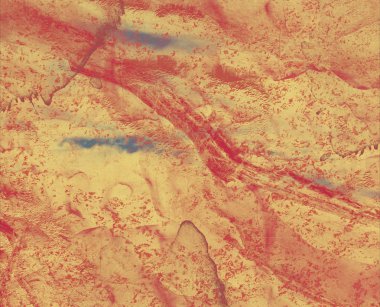 Vintage gökyüzü ve bulutlar arka plan.