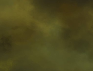 Siyah arka plan üzerinde sarı sis ve sis etkisi.