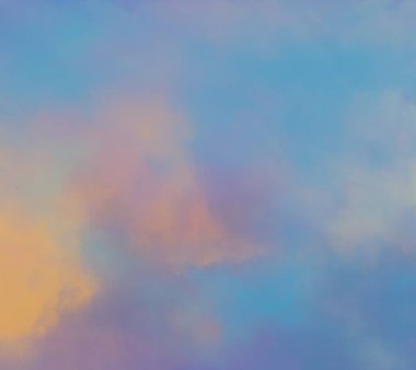 Bulutlu soyut mavi gökyüzü arkaplanı