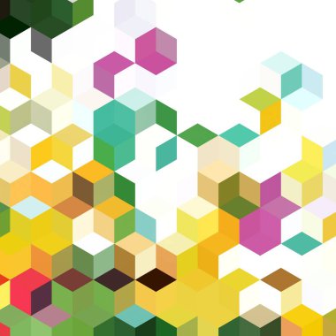 Geometrik desenlerle soyut sanat dokusu