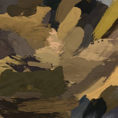 Tuval arka plan üzerine yağlıboya