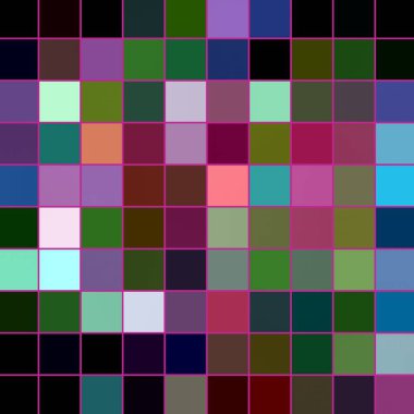 Geniş sürekli ekose kumaş deseni