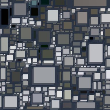 Soyut sanat dokusu. Kareler ile renkli doku. Modern sanat eserleri. Renkli görüntü