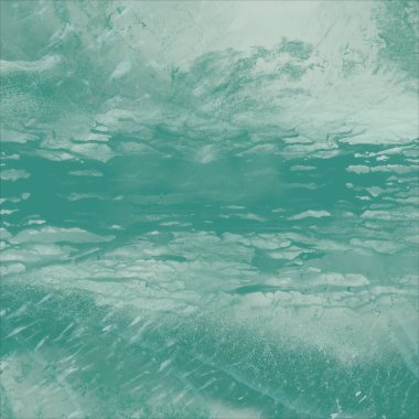 tam kare resmi Bruarfoss şelale İzlanda'daki Bruara Nehri üzerinde mavi su 