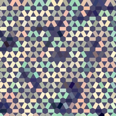 Renk fraktal geometrik soyut desen