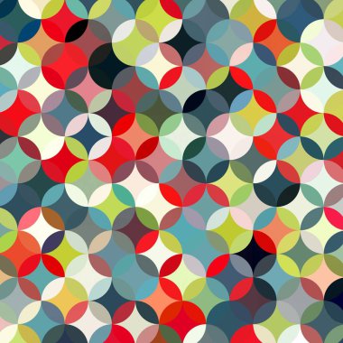 Geometrik desenlerle soyut sanat dokusu