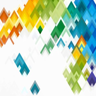 Geometrik desenlerle soyut sanat dokusu