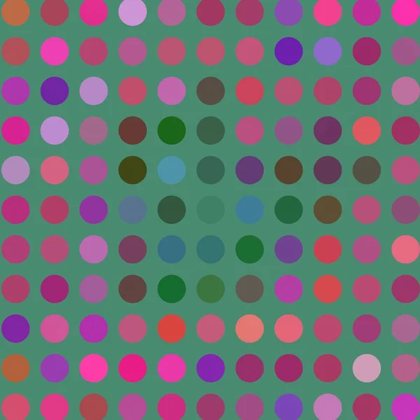 Seamless pattern with dots of summer colors. Vector repeating texture.