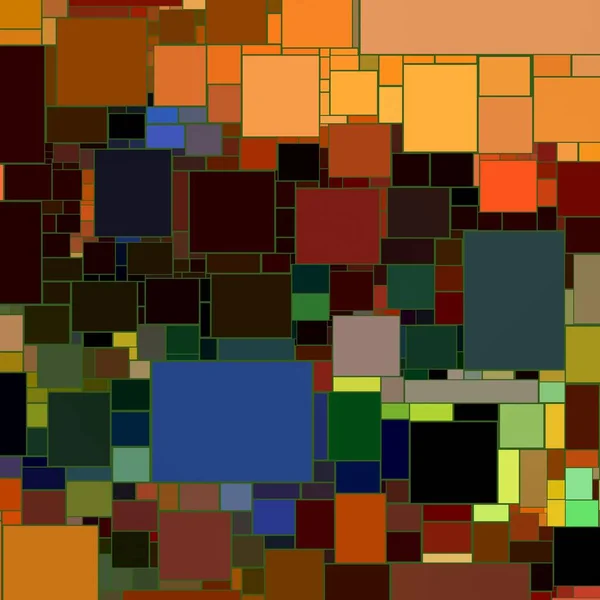 Abstrakt Bakgrund Färgglada Mosaik — Stockfoto