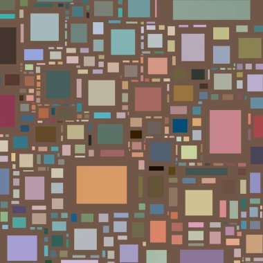 Soyut sanat dokusu. Kareler ile renkli doku. Modern sanat eserleri. Renkli görüntü