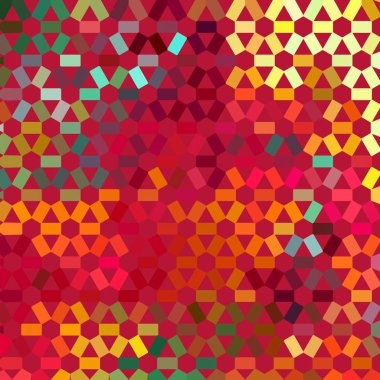 Renk fraktal geometrik soyut desen