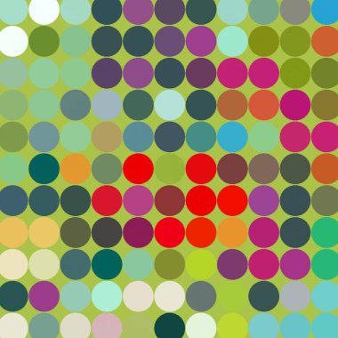 Dairelerle soyut sorunsuz desen. Kumaş için desen. Polka nokta dikişsiz desen.