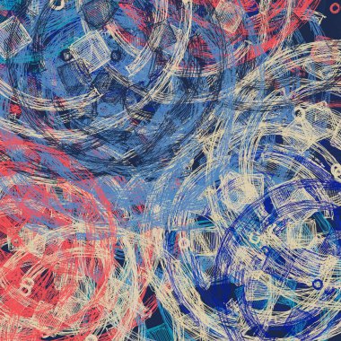 El yapımı tuvale yağlı boya. Soyut sanat dokusu. Renkli doku. Modern sanat eserleri. Yağlı boya darbeleri. Fırça darbeleri. Modern sanat. Çağdaş sanat. Sanatsal tuval.   