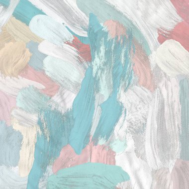 Tuval el yapımı yağlıboya. Renkli doku. Fırça darbeleri. Renkli görüntü. Modern sanat. Çağdaş sanat.