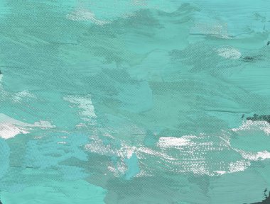 su ile deniz ve mavi arka plan