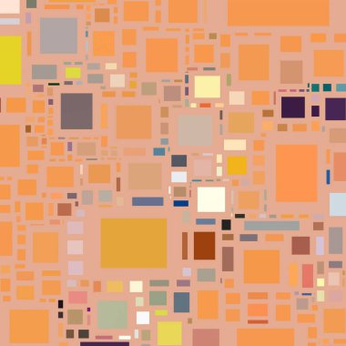 Soyut sanat dokusu. Kareler ile renkli doku. Modern sanat eserleri. Renkli görüntü