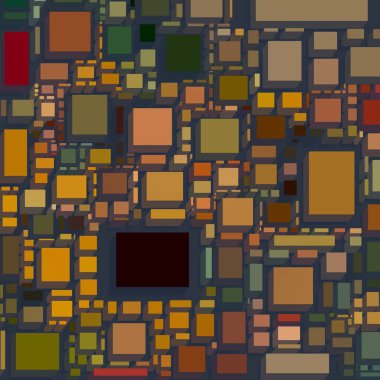 Soyut sanat dokusu. Kareler ile renkli doku. Modern sanat eserleri. Renkli görüntü