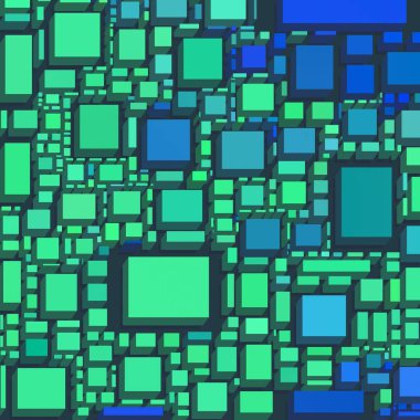 Soyut sanat dokusu. Kareler ile renkli doku. Modern sanat eserleri. Renkli görüntü