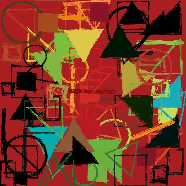 modern soyut geometrik desen arka plan