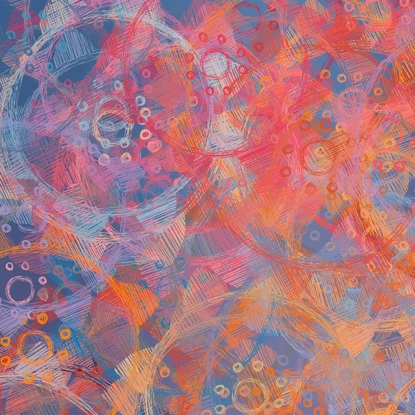 Renkli çiçeklerle soyut arkaplan