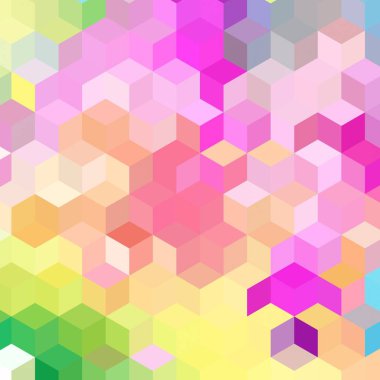 Renk fraktal geometrik soyut desen